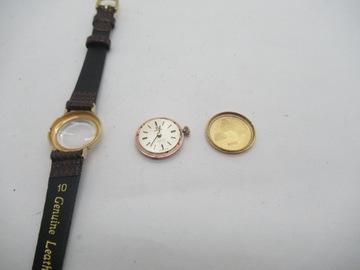 złoty zegarek omega 18k damski