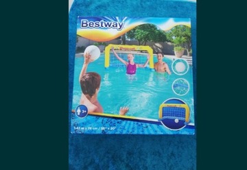 Bramka dmuchana do basenu do gry w piłkę wodną