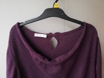 Promod sweter śliwkowy fiolet XS S 34