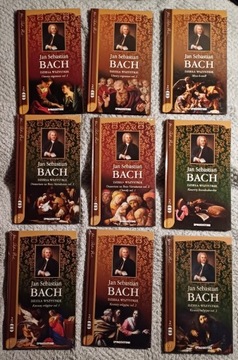 J. S. Bach zestaw książek z płytami + gratis