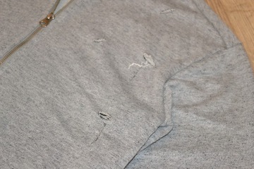 Zara Woman _ szara bluza zapinana z kapturem _ M