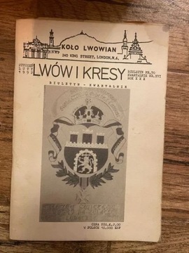 Lwów i Kresy Biuletyn Koło Lwowian I/II 1992