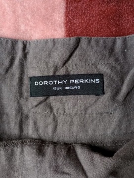 Lniana spódnica na lato, Dorothy Perkins, rozm L