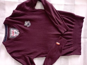 Superdry sweter męski burgund M/L