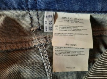Spodnie Armani Jeans 30 r.38/40 super!