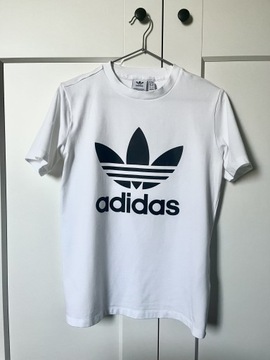 Koszulka T-shirt Adidas biały rozmiar S