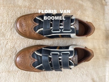 Floris van Boomel sneakersy męskie ze skóry 9,5 