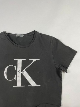 T-shirt Calvin Klein Jeans S szara