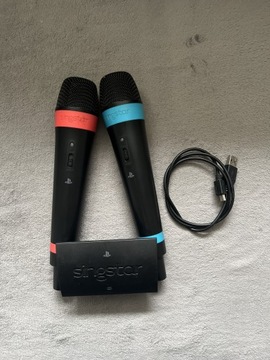 Singstar Ps3 mikrofony bezprzewodowe Sony oryginał