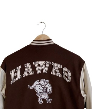 Hawks varsity jacket, bejsbolówka, rozmiar M