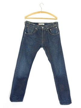 Jeansy spodnie Levi's 504 Straight W 33 L 34 slim