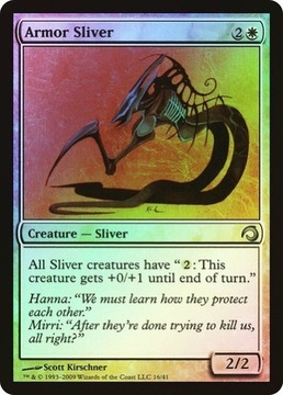 Armor Sliver FOIL premium deck series: Slivers 