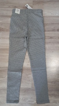 Legginsy w pepitkę Zara S/M