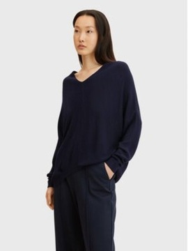Tom Tailor granat S 36 oversize relaxed fit sweter