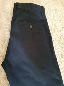 Spodnie H&M chino granatowe rozm 32