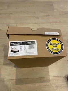 Dr. Martens oksfordki jasno szare