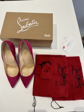 Christian Louboutin Pigalle Follies 38 pink różowe