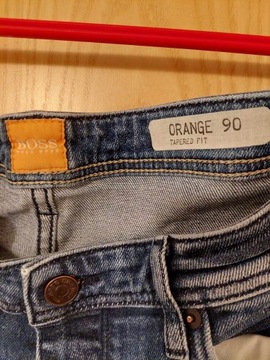 Spodnie Boss Hugo Boss Orange jeans tapered fit 90