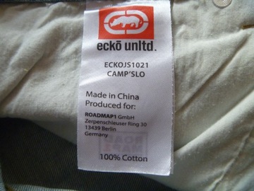 Spodnie Ecko Unltd 34/32 Hip Hopowe Męskie Jeansy 