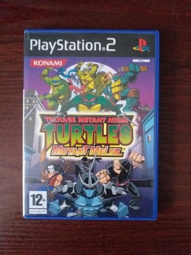 Turtles PS2 3xA UNIKAT Idealny Żołwie Ninja