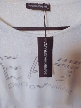 Emporio Armani biały sweterek 