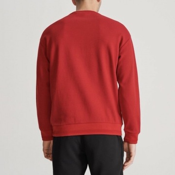 Czerwona bluza z organicznej bawełny more drama S
