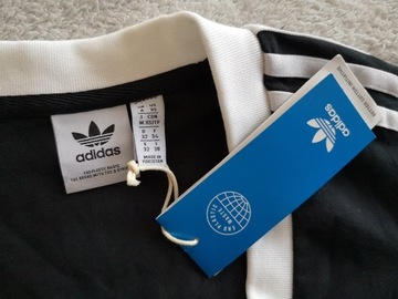 Nowa czarna krótka bluzka sportowa Adidas 34 36 38