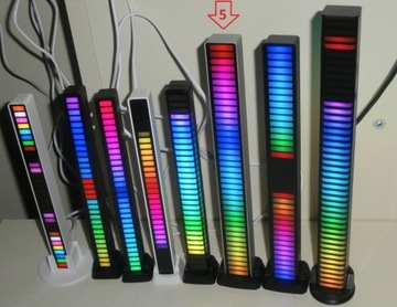 LED RGB słupek świetlny efekt w takt muzyki BATeri