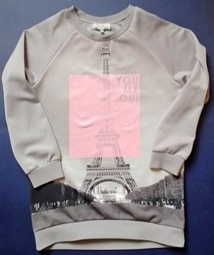 Next tunika długa bluza print Wieża Eiffla r. 36