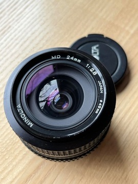 obiektyw Minolta MD 24mm f2.8 