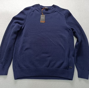 Sweter Hugo Boss granatowy rozm.L nowy org.