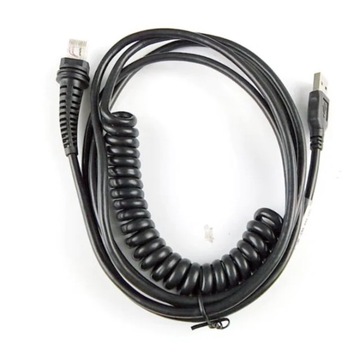 Spiralny skaner kodów kreskowych PS2-to-USB kabel 