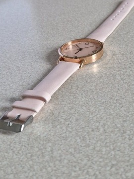 Zegarek damski / różowy pasek / nowy 