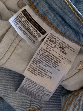 Levis 511 spodnie jeans pas 82 dł 101,5 33/32