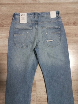 Jeansowe spodnie Zara 36