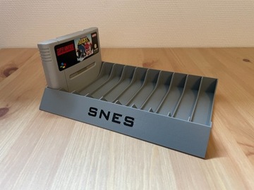 Stojak podstawka na 10 gier Nintendo SNES