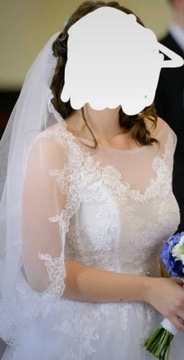 suknia ślubna rozmiar 36/38 biała princess + welon