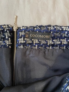 Spódnica Cocomore M granatowa złote guziczki