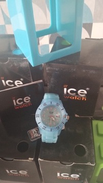 Zegarek ice watch niebieskie zielone datownik 5ATM