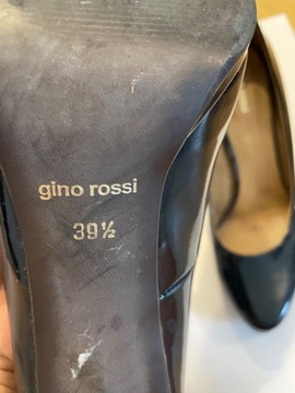 Buty szpilki Gino Rossi skora lakierow. roz. 39.5