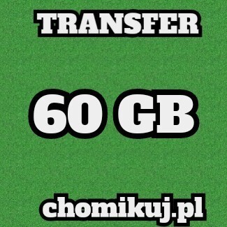 TRANSFER  60 GB Chomikuj BEZTERMINOWO