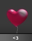 Roblox MM2 heart balloon