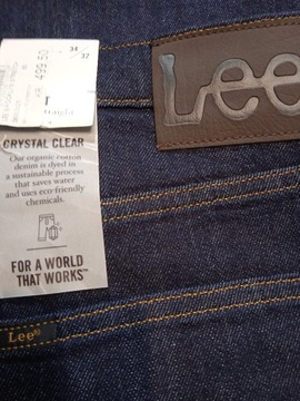 LEE Brooklyn Nowe spodnie jeansy 34/32 SuperCena!