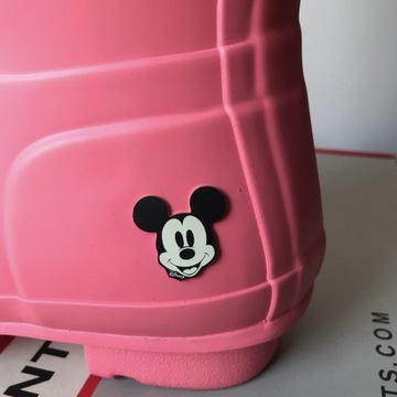 Różowe wysokie kalosze HUNTER Mickey Mouse Disney
