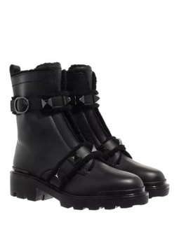 Botki VALENTINO GARAVANI Combat Boots Black