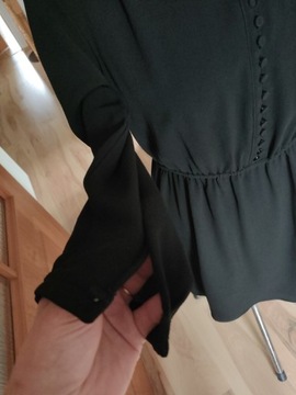 H&M czarna letnia sukienka zwiewna 40 L lato