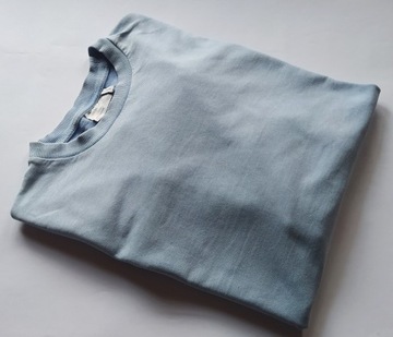 Bluza Bawełna ASOS Design Blue Washed Oversize