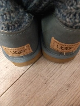 Kozaki UGG niebieskie