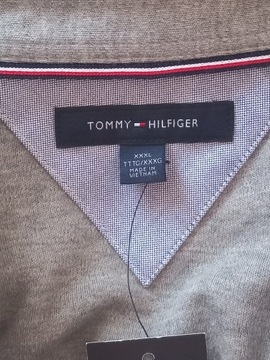 TOMMY HILFIGER KOSZULKA POLO MĘSKA r. 3XL SZARA