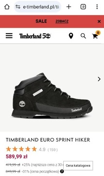 NOWE BUTY TIMBERLAND EURO SPRINT HIKER r. 45 FV